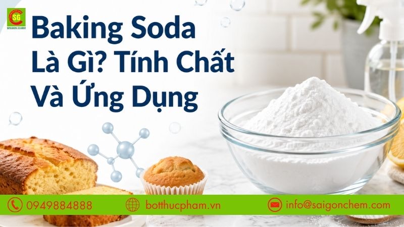 BỘT BAKING SODA LÀ GÌ? ỨNG DỤNG CỦA NÓ NHƯ THẾ NÀO